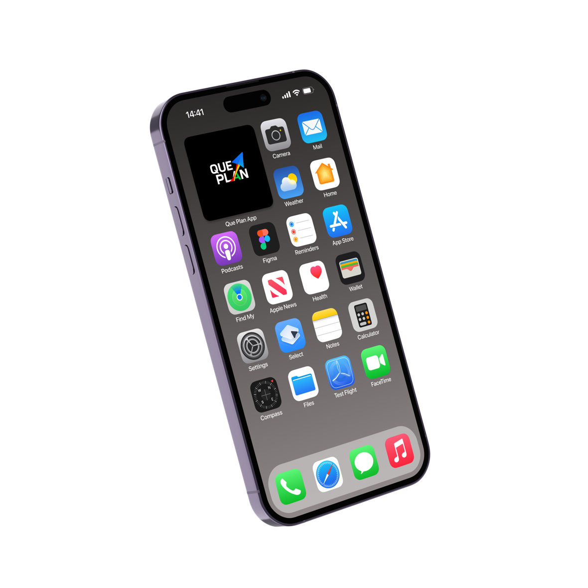 App QuePlan en iPhone